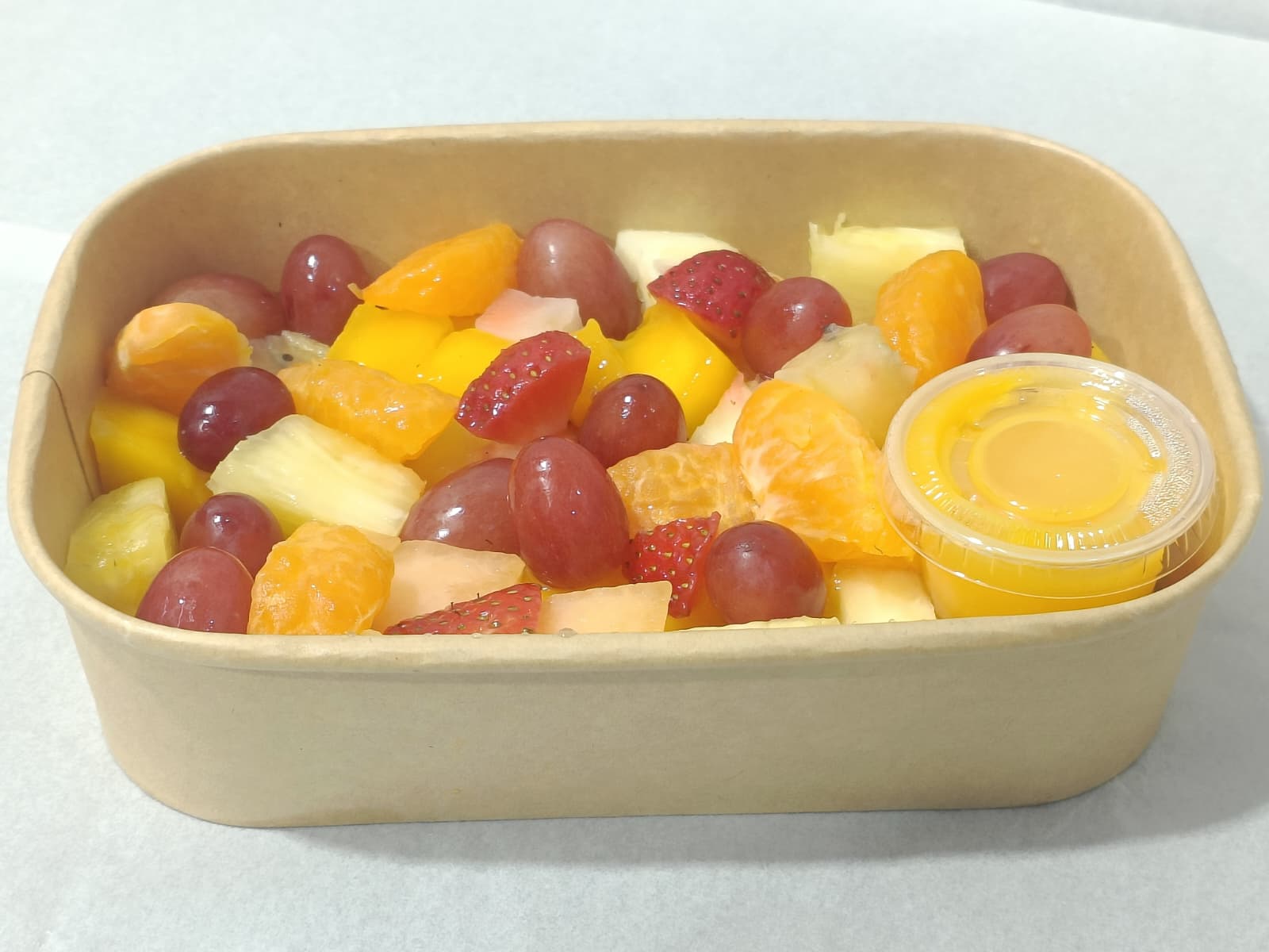 Fresh Fruit Salad With Mango Juice